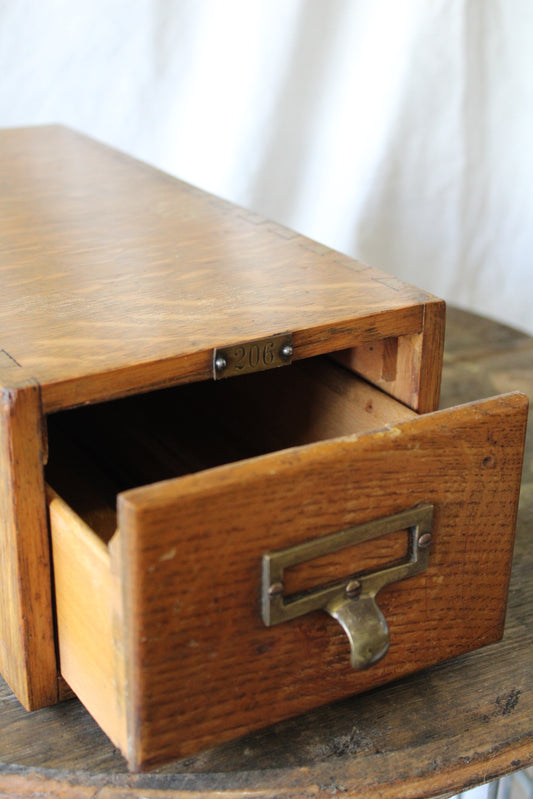 Vintage One Drawer Filing Box