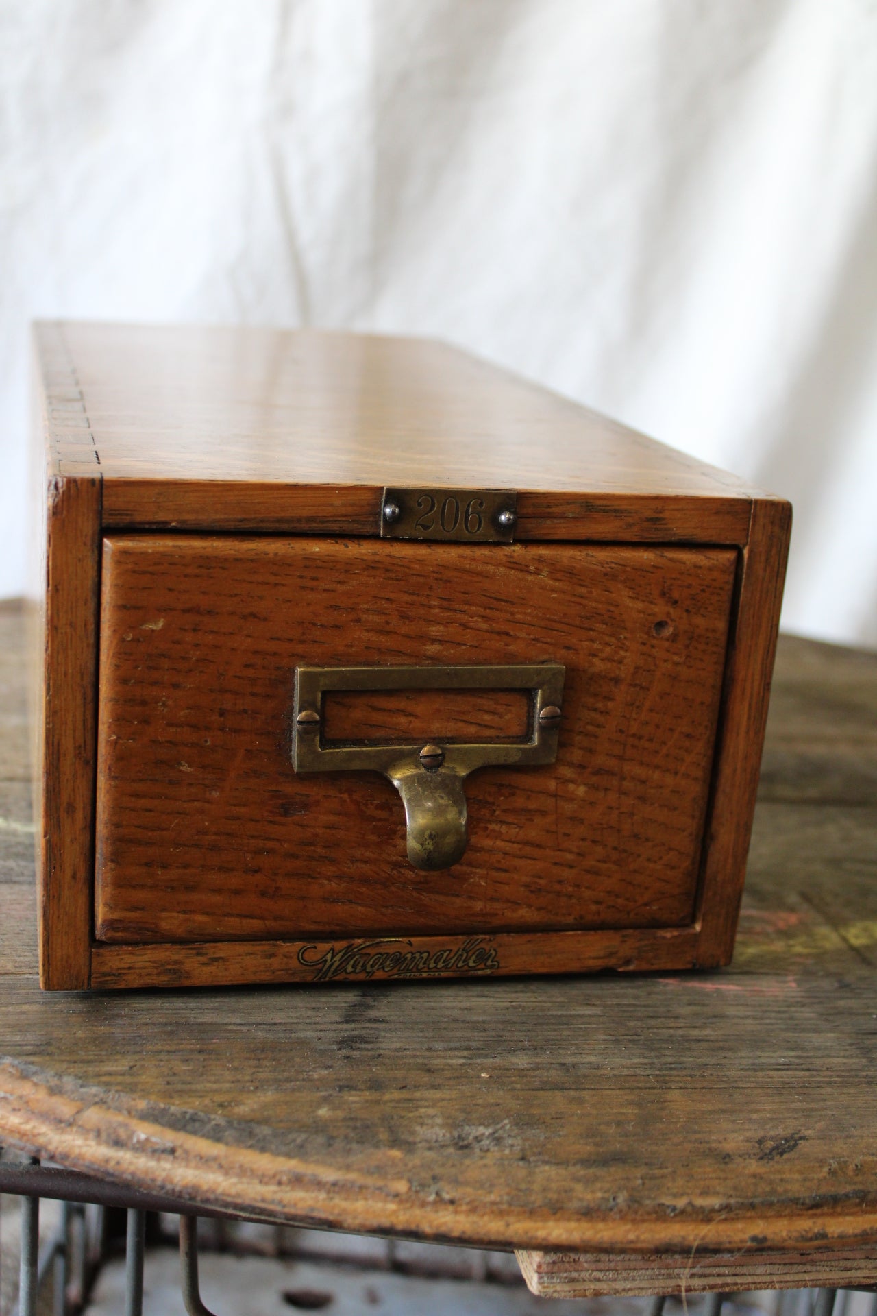 Vintage One Drawer Filing Box