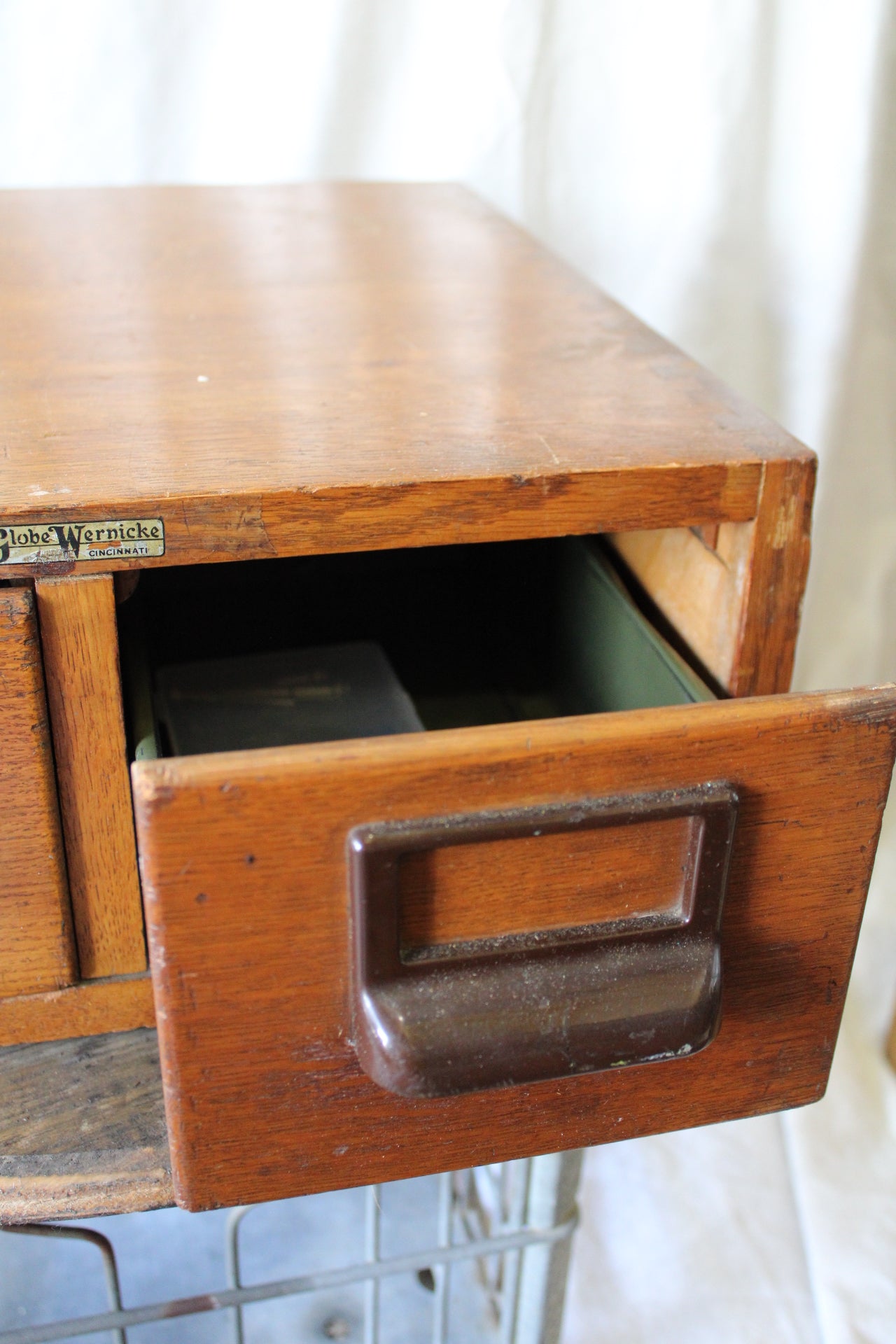 Vintage Two Drawer File Cabinet