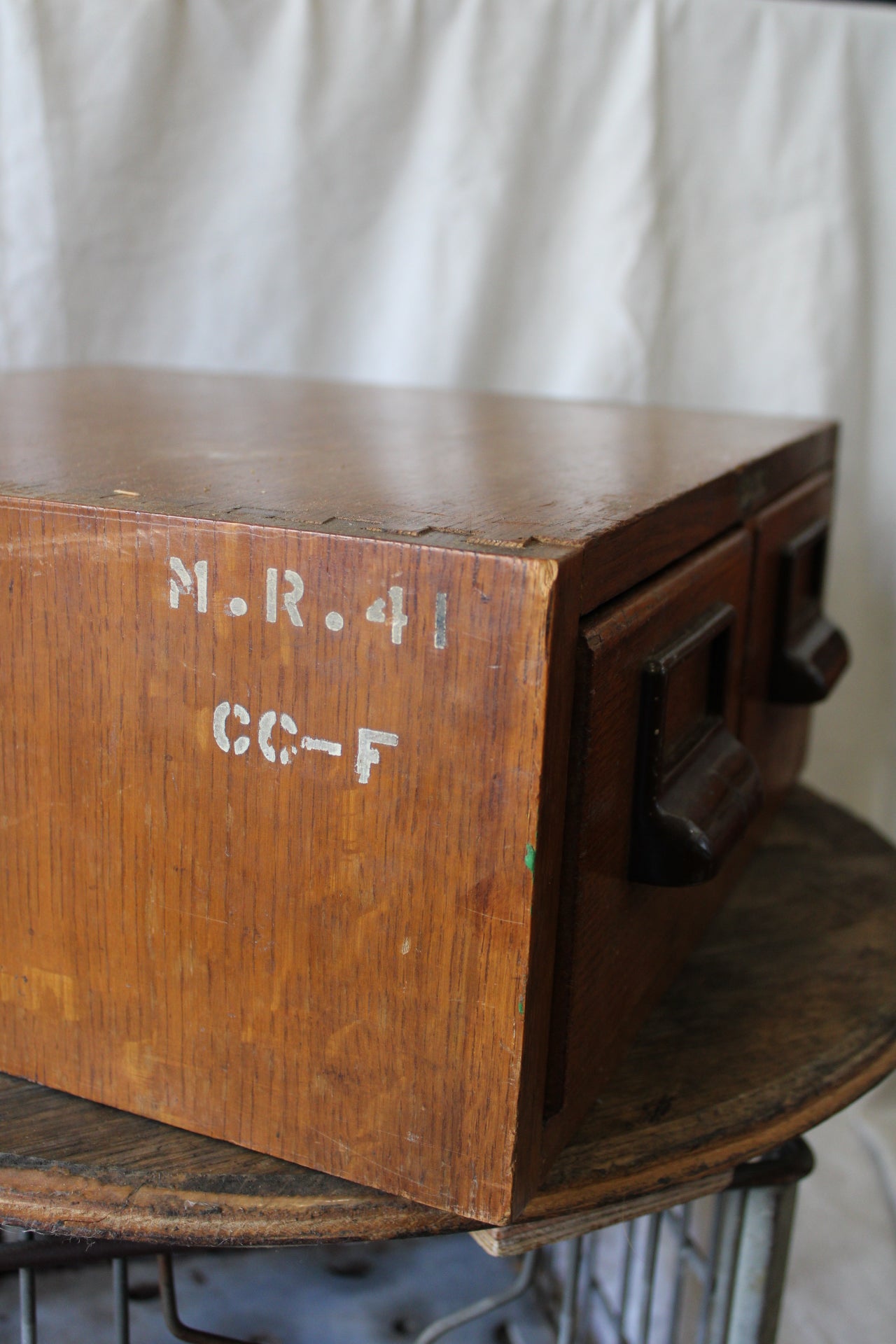 Vintage Two Drawer File Cabinet