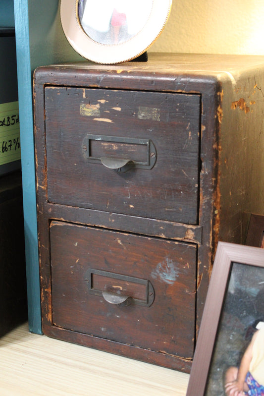 Vintage Industrial File Cabinet