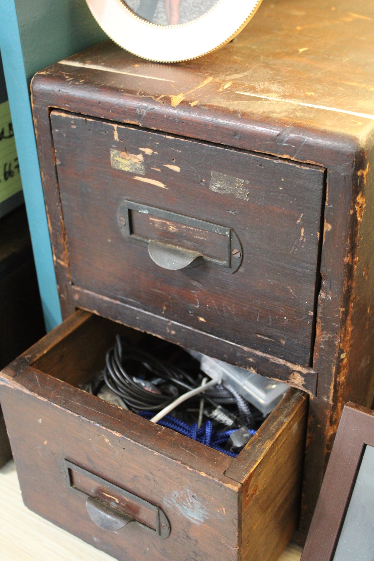 Vintage Industrial File Cabinet