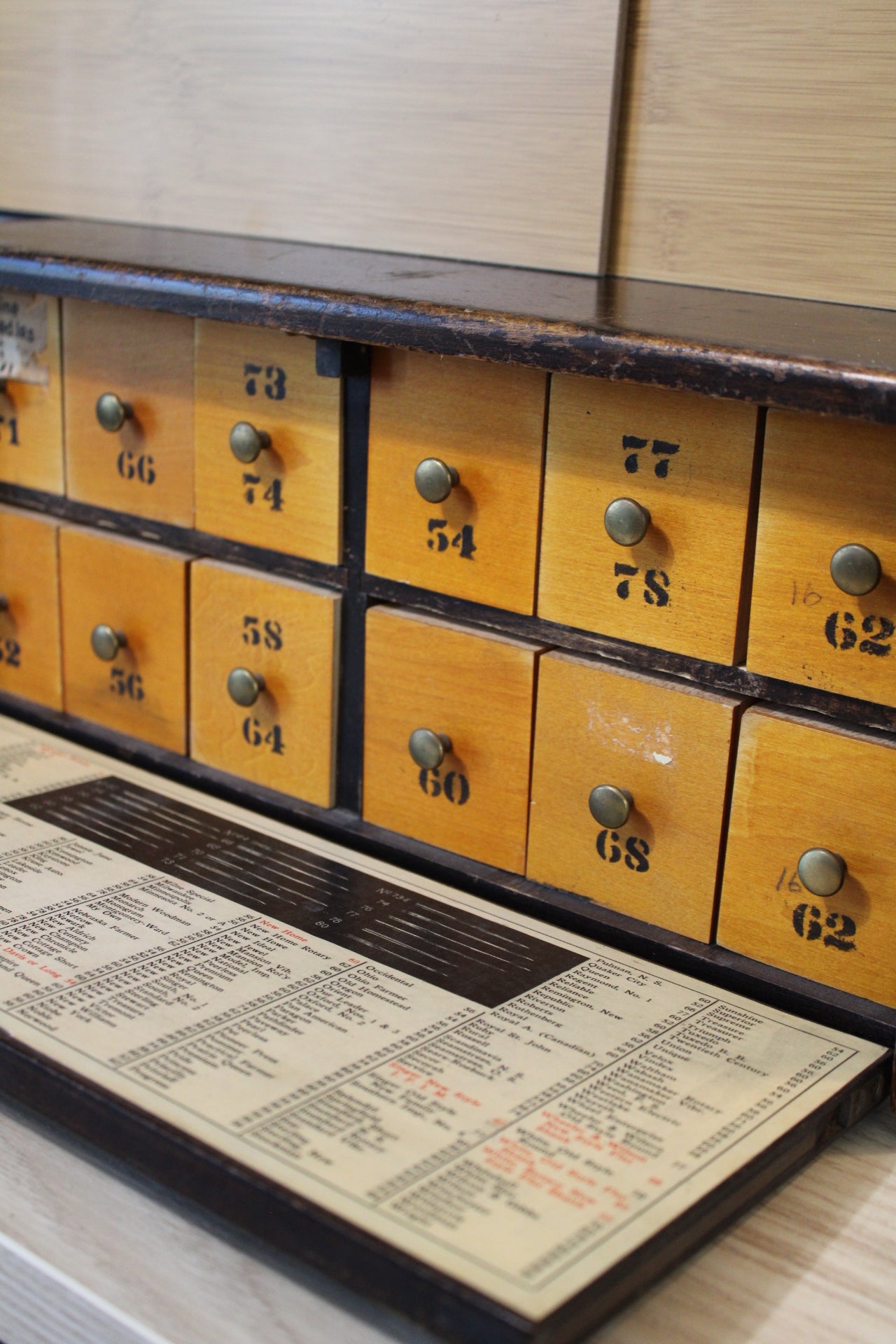 Vintage Needle Cabinet