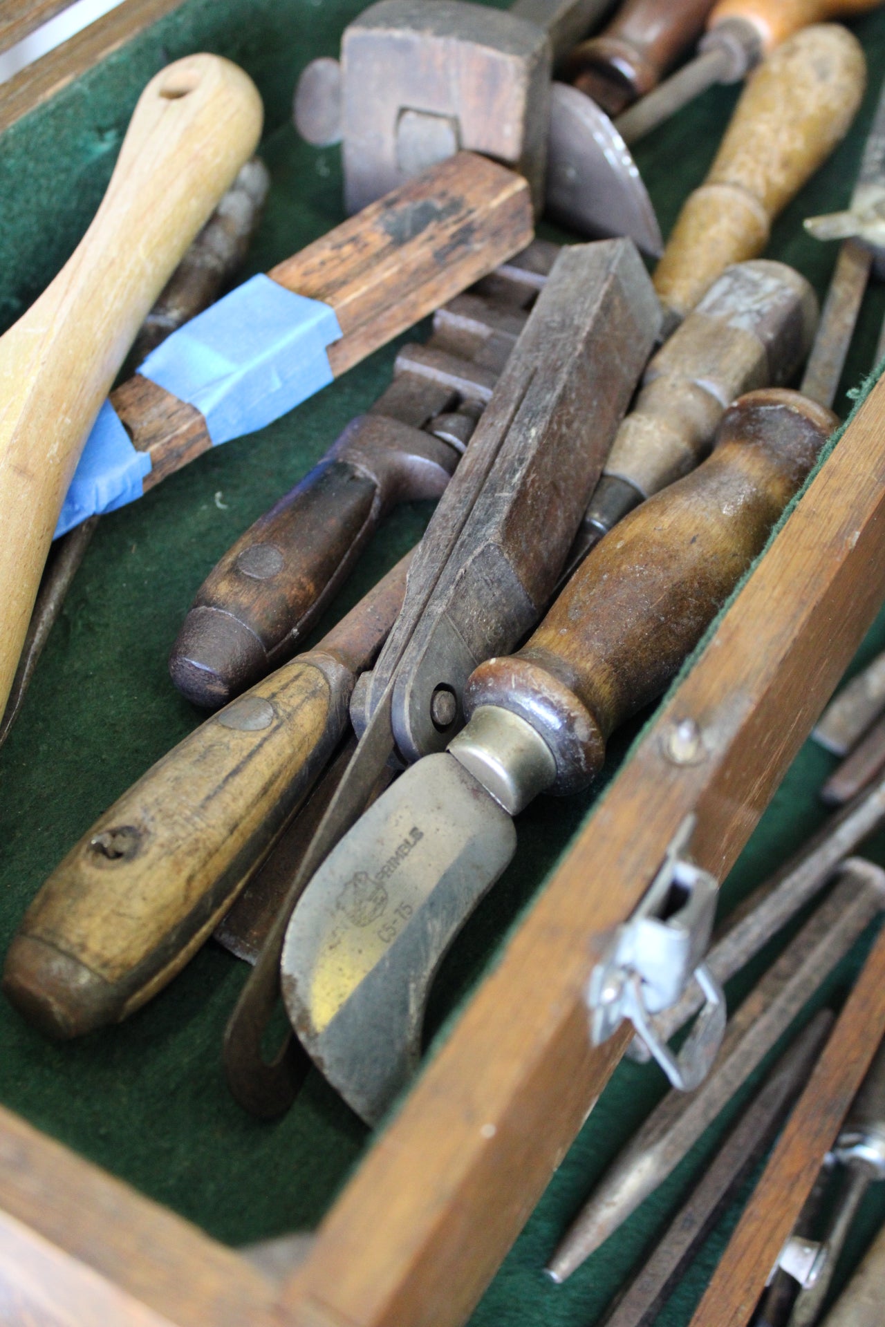 Vintage Tool Chest with Tools