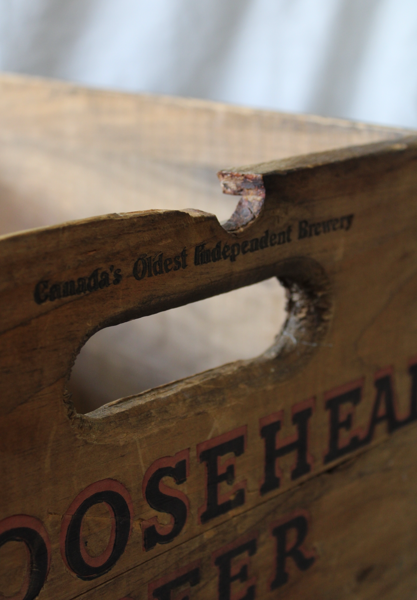 Vintage Moosehead Beer Crate