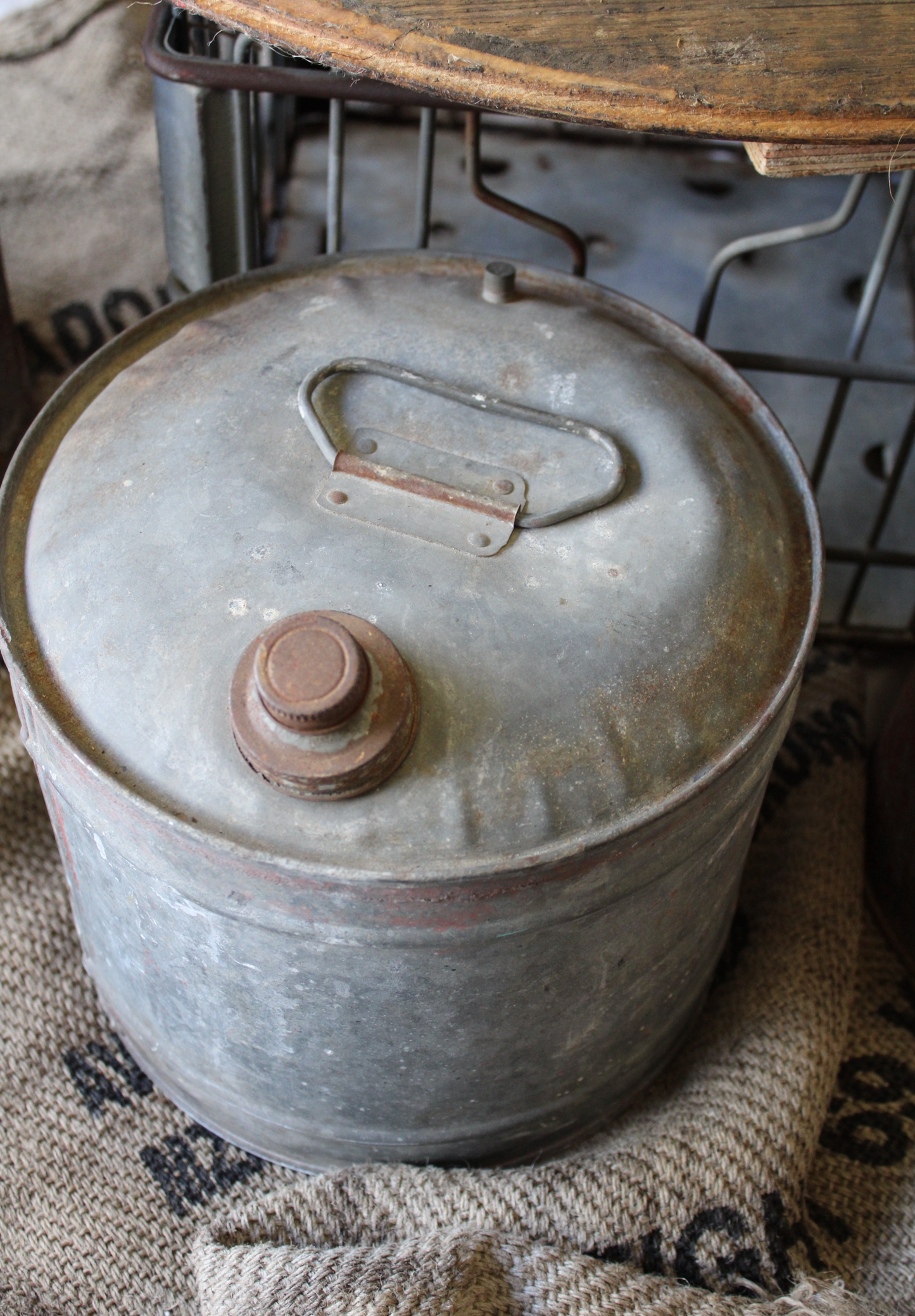 Vintage Metal Gas Can