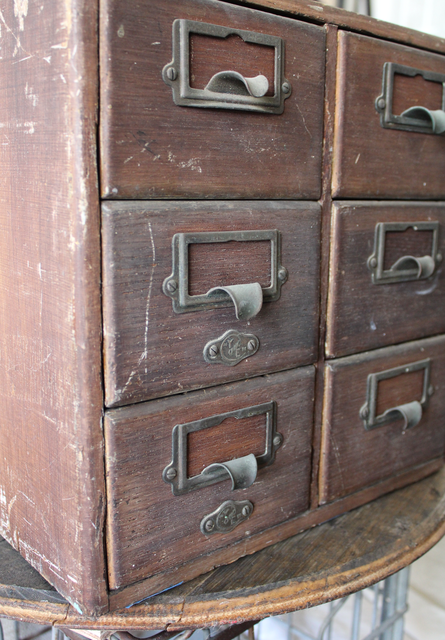 Vintage Library Card Catalog - Unbranded