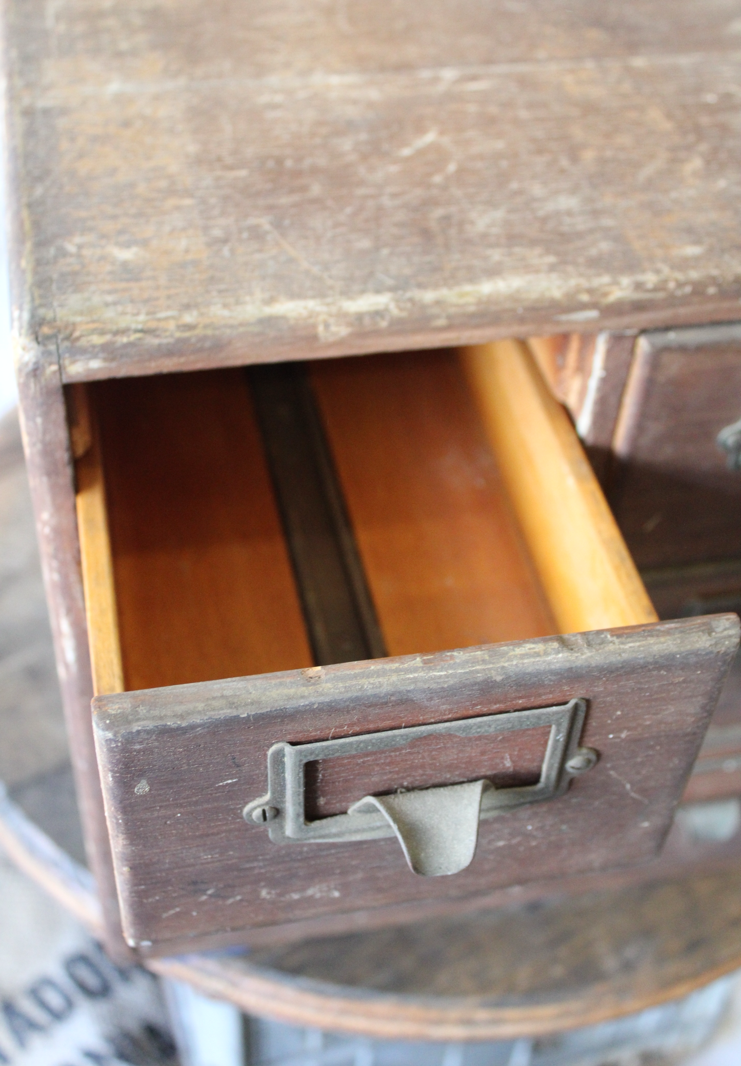 Vintage Library Card Catalog - Unbranded